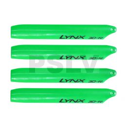  LXT1202-3D  Lynx Main Blade 120 mm Pro Edition Green 2 sets Trex150 